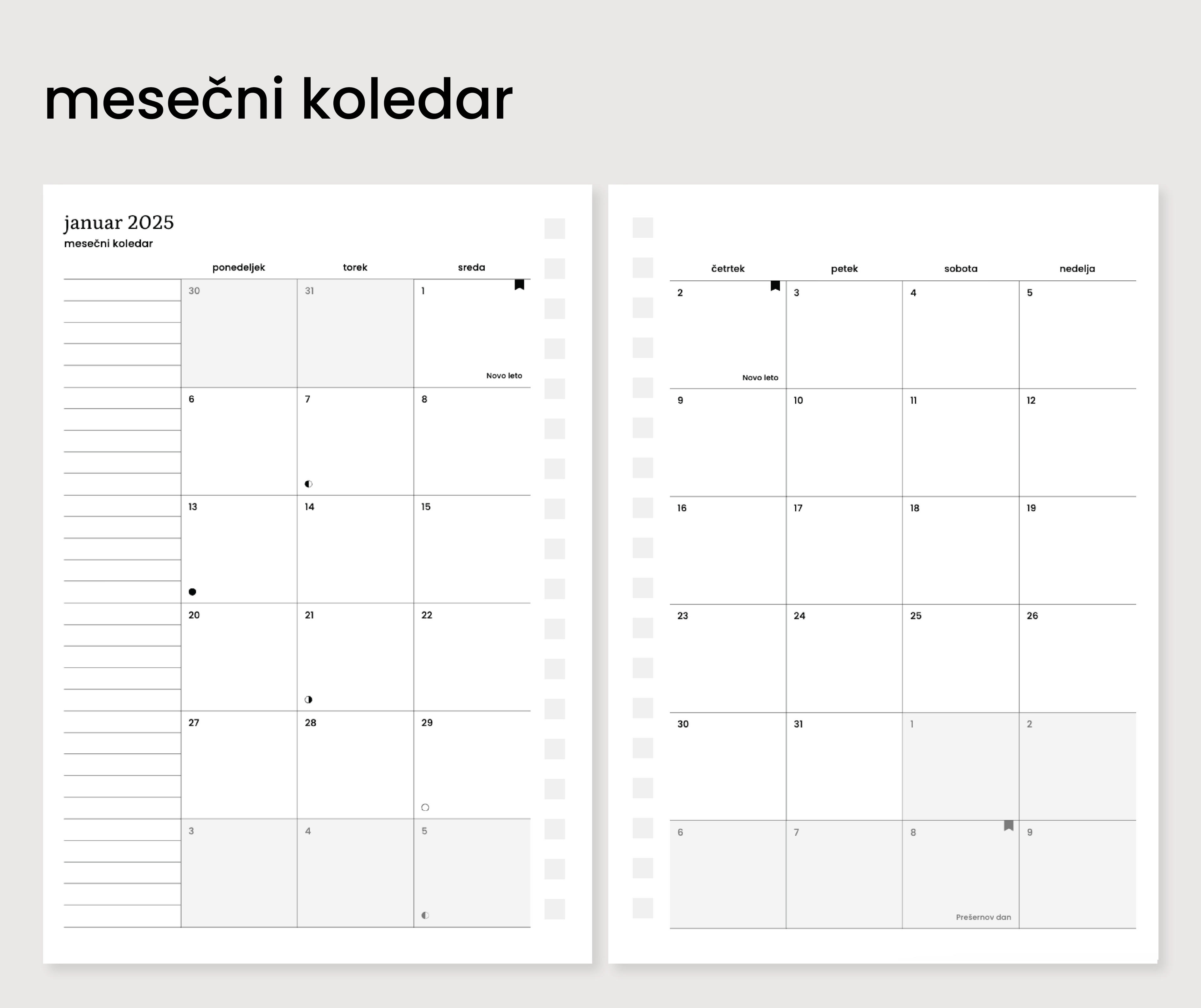 Šolski planer 2025/26 | Maison
